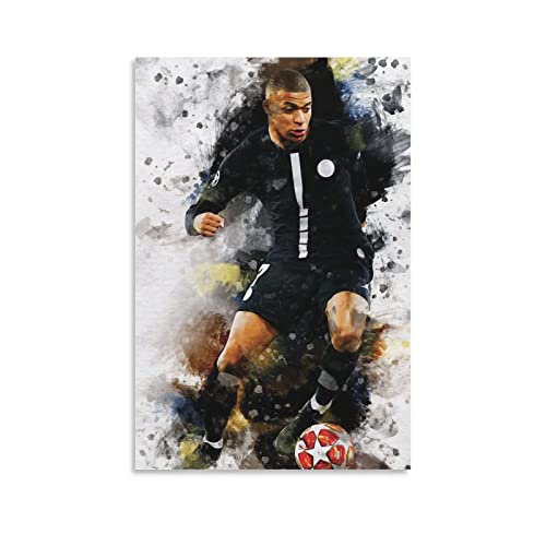 TSALF Kunstdruck Poster Kein Rahmen Kylian Mbappé-126 Poster Leinwand Wand Art Raum Bilder für Schlafzimmer Geschenke Dekor 60x90cm von TSALF