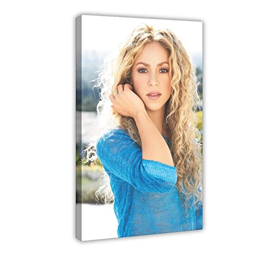 TSALF Leinwand Bilder Kein Rahmen Shakira 06 Poster and Wall Art Modern Family Bedroom Decor 50x70cm von TSALF