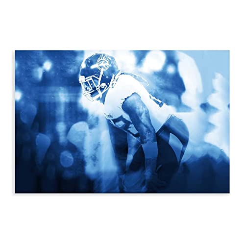 TSALF Poster Kunstdrucke Kein Rahmen Derrick Henry Poster Portrait Art 6 Wandkunst Gemälde für Wohnzimmer Schlafzimmer 30x50cm von TSALF