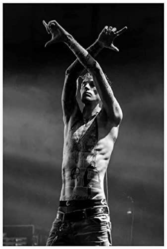 TSALF Poster Kunstdrucke Kein Rahmen Maschinengewehr Kelly Hip Hop Rapper MGK Poster 15 60x90cm von TSALF