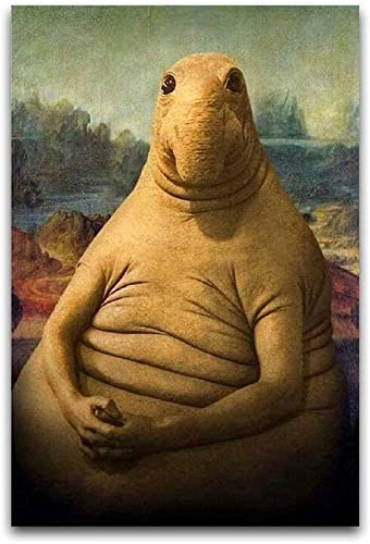TSALF Poster Kunstdrucke Kein Rahmen Zhdun Waiting Meme Moderne Kunst Poster Kunstwand Leinwand Wohnzimmer Arbeitszimmer Hotel 30x50cm von TSALF