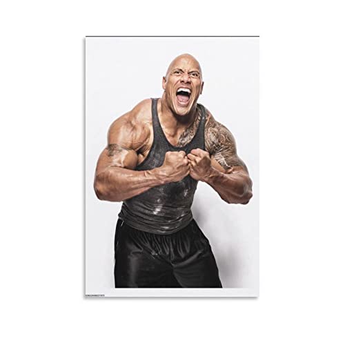 TSALF Poster und Drucke Kein Rahmen Dwayne Johnson-275 Poster dekoratives Gemälde Wohnzimmer Poster Schlafzimmer Gemälde 60x90cm von TSALF