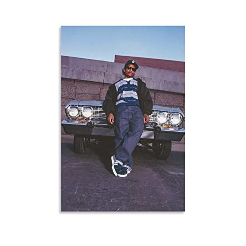 TSALF Poster und Drucke Kein Rahmen Eazy-E Poster Leinwand Wandkunst Bilder für Schlafzimmer Wandkunst Geschenke Dekor 60x90cm von TSALF