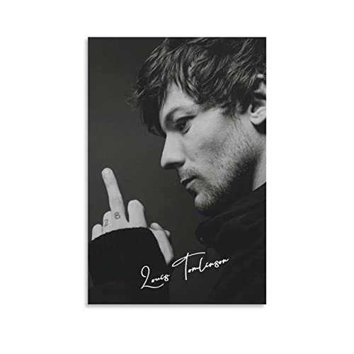TSALF Poster und Drucke Kein Rahmen Louis Tomlinson Poster Wohnzimmer Schlafzimmer Malerei Kunstwerk 30x50cm von TSALF