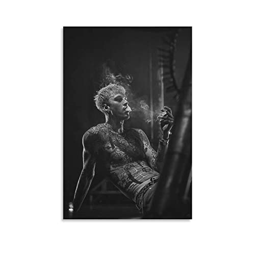 TSALF Wanddeko Poster Kein Rahmen Rapper MGK Wandkunst 60x90cm von TSALF