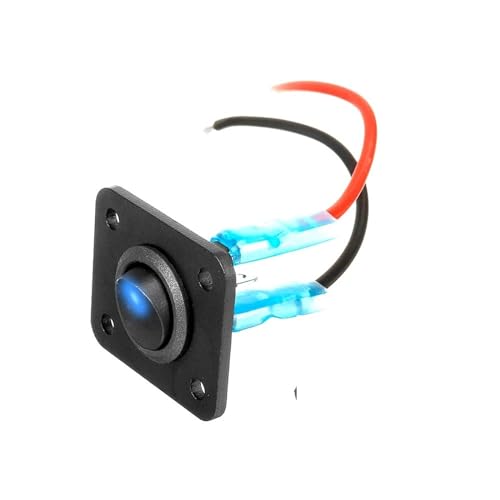 TSALON 12V 1-5 Gang Kippschalter Panel USB Auto Boot Marine Blau LED Styling Marine Rocker Schalter Kompatibel Mit RV LKW Schiff (Color : 1) von TSALON