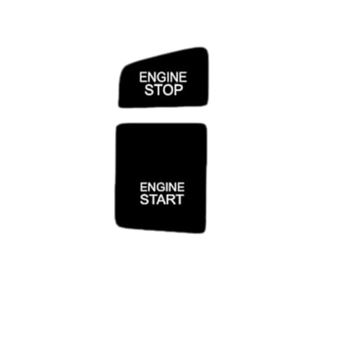 TSALON Kompatibel mit Audi A6 C6 Tastenaufkleber, Multimedia-Steuerung, Klima- und Temperaturregler, Innenraum-Ersatzteile, Auto-Innenraum-Aufkleber (Color : Engine Start Stop) von TSALON