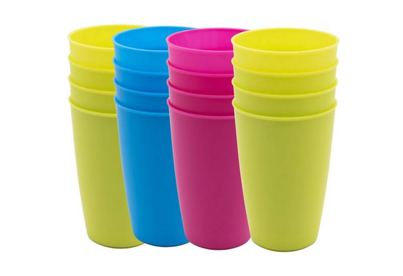 TSB Werk Becher Set Campingbecher Trinkbecher Becher, Picknickgeschirr, Reisebecher, Kunststoff, Set von TSB Werk