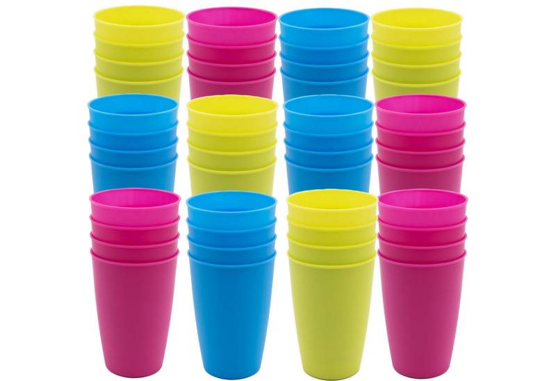 TSB Werk Becher Set Campingbecher Trinkbecher Becher, Picknickgeschirr, Reisebecher, Kunststoff, Set von TSB Werk