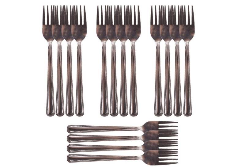 TSB Werk Besteck-Set Kuchengabel Dessertgabel Gebäck Desert Besteck (16-tlg), Kuchen, Gabel, Menü, Gastronomie, Set von TSB Werk