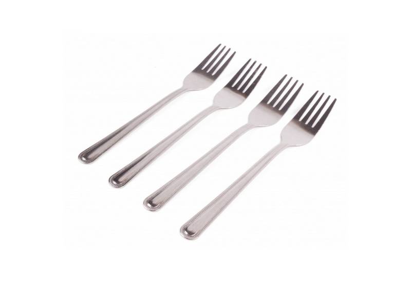 TSB Werk Besteck-Set Kuchengabel Dessertgabel Gebäck Desert Besteck (4-tlg), Kuchen, Gabel, Menü, Gastronomie, Set von TSB Werk