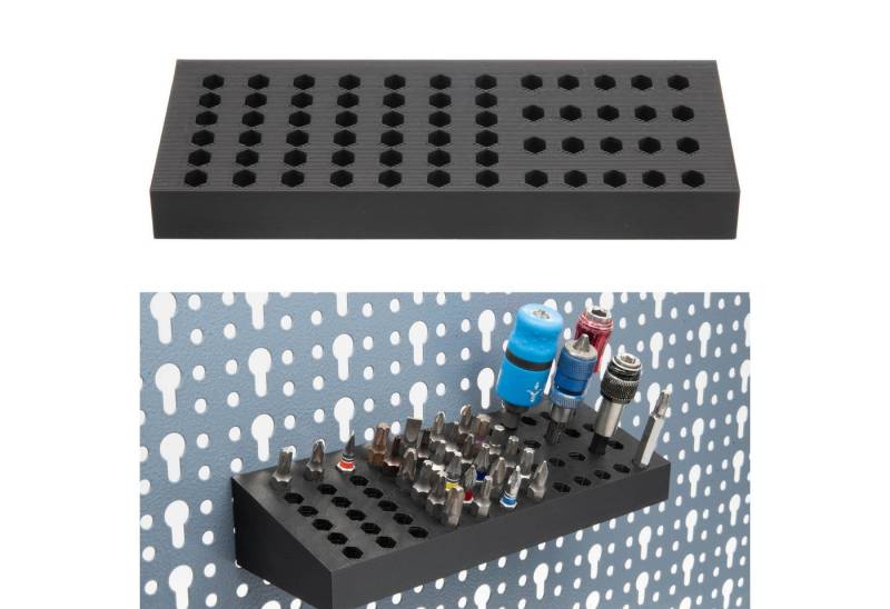 TSB Werk Bit-Set Bit Wandhalter Bithalter für Küpper Lochwand, 62 Bits, Halterung, Sechskant, Halter von TSB Werk