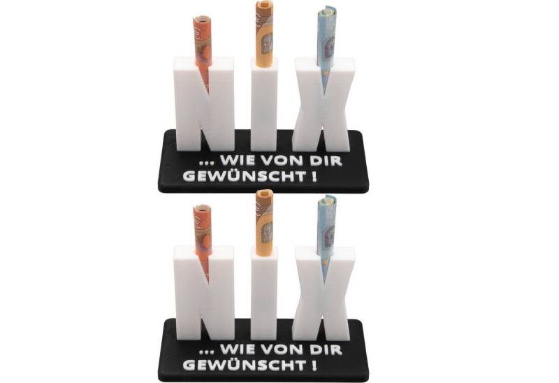 TSB Werk Geschenkbox 2x Geldgeschenk NIX Nichts Geschenk Geburtstag, Geschenkidee, Geldscheingeschenk von TSB Werk