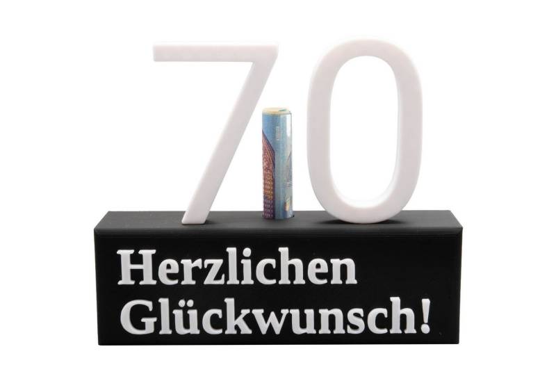 TSB Werk Geschenkbox 70. Geburtstag Geschenk Jubiläum 70 Hochzeit, Originelles Geldgeschenk oder Gutscheingeschenk.. von TSB Werk