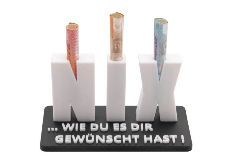 TSB Werk Geschenkbox NIX Geldgeschenk Geschenk Geldscheingeschenk, Nichts, Geburtstag, Geschenkidee von TSB Werk