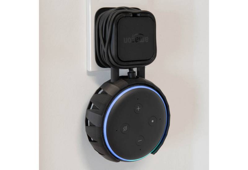 TSB Werk Wandhalterung für Amazon Alexa Echo Dot 3. Gen. Smart-Home-Zubehör, Steckdosenhalterung, Wandhalter von TSB Werk