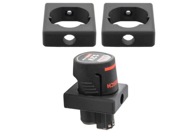 TSB Werk Werkzeughalter Akku Halter für Bosch 12V Halterung Akku Akku 12V, 2-tlg., Wandhalter, Wandhalterung, Bosch von TSB Werk