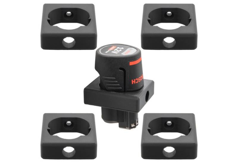 TSB Werk Werkzeughalter Akku Halter für Bosch 12V Halterung Akku Akku 12V, 4-tlg., Wandhalter, Wandhalterung, Bosch von TSB Werk