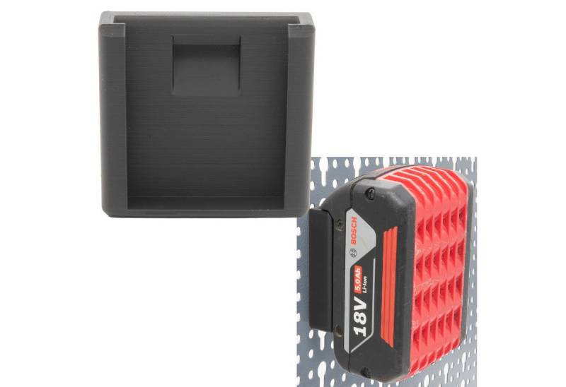 TSB Werk Werkzeughalter Akku Halter für Bosch 18V für Küpper Lochwand, 1-tlg., Halterung, Akku, Wandhalter, Bosch von TSB Werk