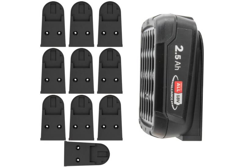 TSB Werk Werkzeughalter Akkuhalter für Bosch PBA ALL 18V Halterung Akku, 10-tlg., Halter, Wandhalterung, Bosch, 18 V von TSB Werk
