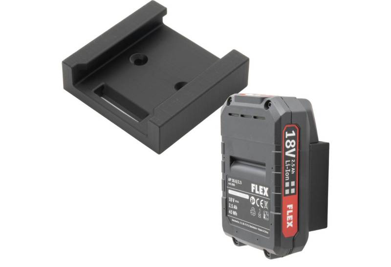 TSB Werk Werkzeughalter Akkuhalter für FLEX Akku Wandhalter Akkuwandhalter, 1-tlg., Wandhalterung, Halter, Flex, 18V von TSB Werk