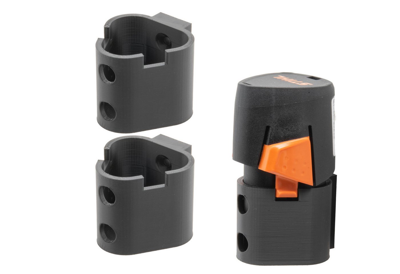 TSB Werk Werkzeughalter Akkuhalter für Stihl Akku AS 2 Wandhalter Halter, 2-tlg., Akkuwandhalter, Wandhalterung von TSB Werk