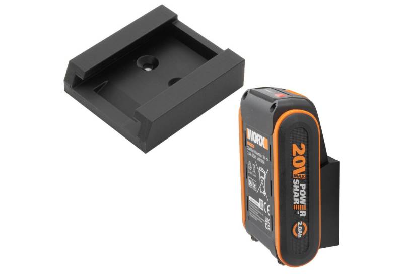 TSB Werk Werkzeughalter Akkuhalter für Worx Akku Wandhalter 20V Akkuwandhalter Wandhalterung, 1-tlg., Akkuwandhalter, Wandhalterung, Halter von TSB Werk