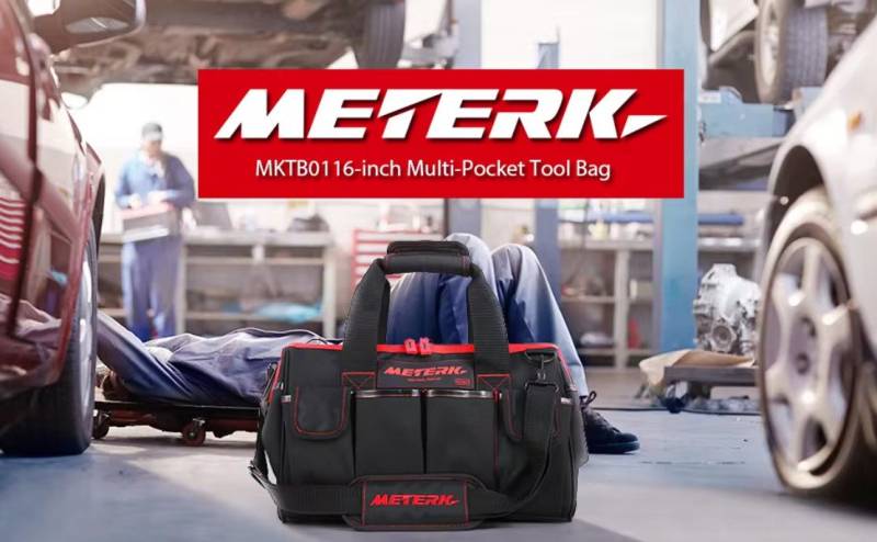 TSE Werkzeugtasche METERK Werkzeugtasche 16" Inch Robuste Aufbewahrung für Werkzeuge von TSE