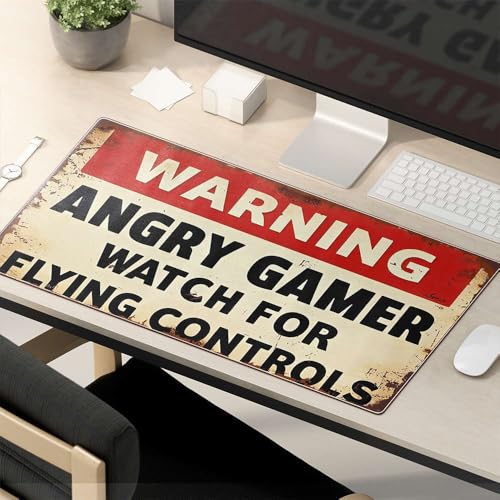 The Mouse Pad Funny Angry Gamer: Be Aware Of Flying Controls Mauspad Computermatte für Schreibtisch Gaming Mousepad The Mouse Pad Funny Angry Gamer: Be Aware Of Flying Controls Mauspad Computermatte für Schreibtisch Gaming Mousepad von TSGB