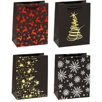 12 TSI Geschenktüten PREMIUM Weihnachten Motiv sortiert 18,0 x 23,0 cm von TSI