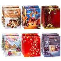 12 TSI Geschenktüten Weihnachten Serie 10 Motiv sortiert 26,0 x 32,0 cm von TSI