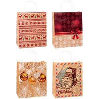 12 TSI Geschenktüten Weihnachten Serie 4 Motiv sortiert 26,0 x 32,0 cm von TSI