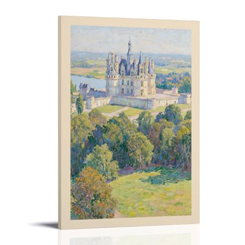 TSIDDKA Chambord Castle Loiretal Wald Impressionismus Wohnzimmer Schlafzimmer Dekor Moderne ästhetische Wandkunst Poster Geschenk für Freunde Rahmenstil 30 x 45 cm TSIDDKA Chambord Castle Loiretal Wald Impressionismus Wohnzimmer Schlafzimmer Dekor Moderne ästhetische Wandkunst Poster Geschenk für Freunde Rahmenstil 30 x 45 cm von TSIDDKA