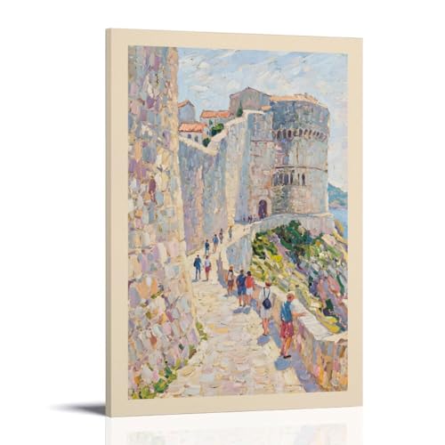 TSIDDKA Kopenhagen Dänemark Nyhavn Kaffee Boot Öl Wohnzimmer Schlafzimmer Dekor Moderne ästhetische Wandkunst Poster Geschenk für Freunde Rahmenstil 60 x 90 cm von TSIDDKA