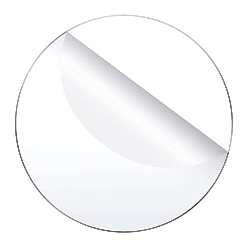 TSKDKIT Plexiglasplatten Rund 5mm Plexiglasscheibe Transparent Acryl Kreis Scheiben 30cm Acrylplatten Kunststoffplatte Round Plastik Platten für das Ersatzglas von Fotorahmen, Projektausstellung von TSKDKIT