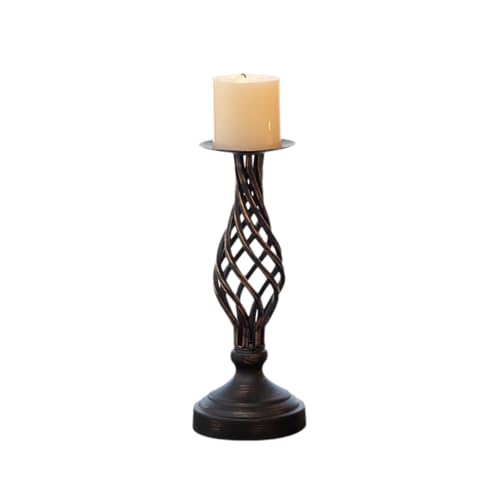 Kerzenhalter Dekor Kerzenständer Retro Eisen Kerzenständer Kerzenhalter Kerzenlicht Abendessen Requisiten Tischdekoration Hauseinweihung Geschenke neues Zuhause von TSKIQQLQ