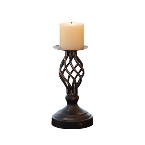 Kerzenhalter Dekor Kerzenständer Retro Eisen Kerzenständer Kerzenhalter Kerzenlicht Abendessen Requisiten Tischdekoration Hauseinweihung Geschenke neues Zuhause von TSKIQQLQ