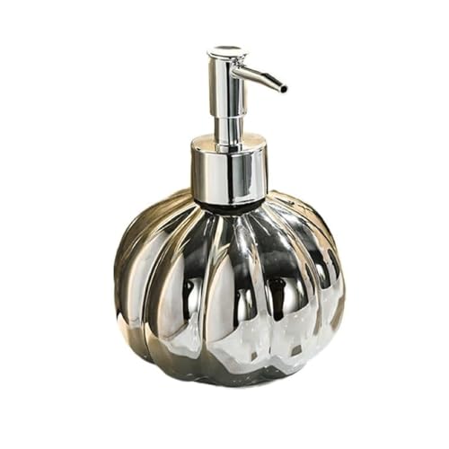 Seifenspender Keramik Handseifenspender Kürbis-Design für Badezimmer Theke Eleganter Seifenspender Badezimmer Ideal für Handseifenspender für Küche und Bad New Home Essentials von TSKIQQLQ