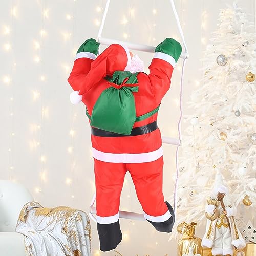 TSLBW 50cm Santa Kletterleiter Hängende Dekoration Weihnachtsbaum Dekorationen Haus Garten Tür Wand Fenster Kamin Dekoration Weihnachten Party Dekoration TSLBW 50cm Santa Kletterleiter Hängende Dekoration Weihnachtsbaum Dekorationen Haus Garten Tür Wand Fenster Kamin Dekoration Weihnachten Party Dekoration von TSLBW