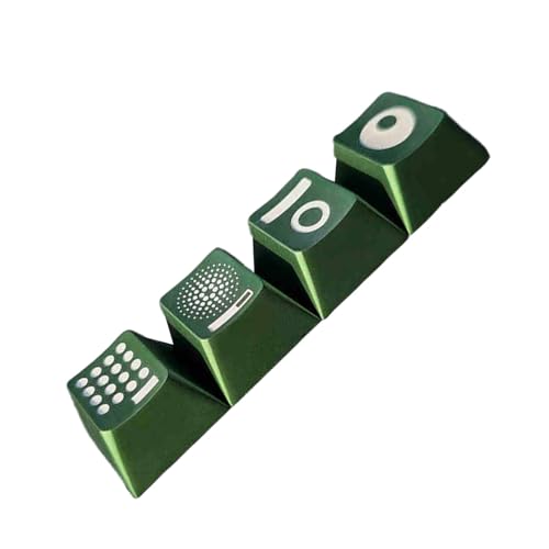 1 x Tastatur aus Aluminiumlegierung mit einzigartiger Farbe zur Dekoration von mechanischen Tastaturen von TSMORY