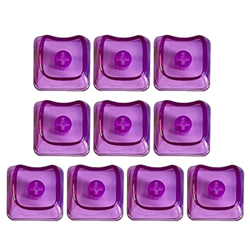 10 Stück durchscheinende farbige Tastenkappen für mechanische Tastatur-Tastenkappen mit MX X Vorbau für anpassbare Hintergrundbeleuchtungs-Layouts 10 Stück durchscheinende farbige Tastenkappen für mechanische Tastatur-Tastenkappen mit MX X Vorbau für anpassbare Hintergrundbeleuchtungs-Layouts von TSMORY