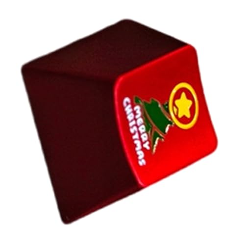 Bunte Weihnachtstastenkappe aus Aluminiumlegierung, Metall, originale Original-Tastenkappe für mechanische Tastaturen von TSMORY