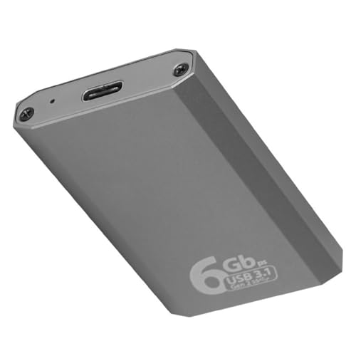 Externes MSATA-Laufwerkgehäuse aus Aluminium, schnelle USB-3.1-Wärmeableitung, sichere Speicherlösung für Arbeitszubehör von TSMORY