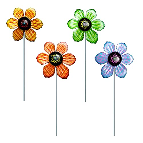 Gartenstecker aus Schmiedeeisen, bunt, Blume, Gartenschild, Kunst, Ornament, Zubehör für Hochzeit, Geburtstag, Kindertag Gartenstecker aus Schmiedeeisen, bunt, Blume, Gartenschild, Kunst, Ornament, Zubehör für Hochzeit, Geburtstag, Kindertag von TSMORY