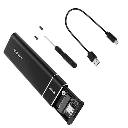 NVMe-Gehäuse aus Aluminium, USB 3.1 Gen 2, 10 Gbit/s, einfache Installation für Laptop-Zubehör von TSMORY