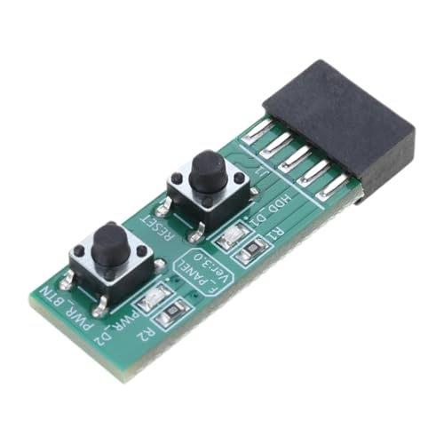 TSMORY Computer Adapter PCB Motherboards 2x5 Pin ResetPower Switches Testplatine Für Desktop PC TSMORY Computer Adapter PCB Motherboards 2x5 Pin ResetPower Switches Testplatine Für Desktop PC von TSMORY