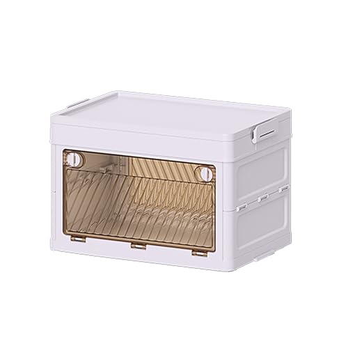 TSMORY Eleganter, faltbarer Kleiderschrank, Organizer mit Würfelaufbewahrung und Hängestangen, platzsparender Kleiderschrank TSMORY Eleganter, faltbarer Kleiderschrank, Organizer mit Würfelaufbewahrung und Hängestangen, platzsparender Kleiderschrank von TSMORY