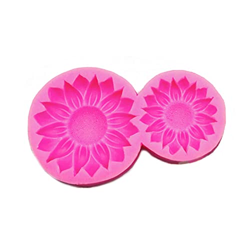 TSMORY Handgefertigte Produkte Sonnenblumen-Form Silikonform duftende Gips-Ornamente Tropfenkleber Harzform zur Dekoration von TSMORY
