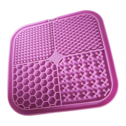 TSMORY Leckmatte für Haustiere, lebensmittelechtes Silikon, für langsames Füttern, rutschfeste Saugbasis, einfaches Design, Verdauungshilfe von TSMORY