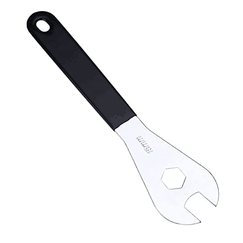 TSMORY Schraubenschlüssel, 15 mm, Stahl, Pedalnabe, Reparaturschlüssel, Fahrradkegel, Reparaturwerkzeug, Edelstahl TSMORY Schraubenschlüssel, 15 mm, Stahl, Pedalnabe, Reparaturschlüssel, Fahrradkegel, Reparaturwerkzeug, Edelstahl von TSMORY